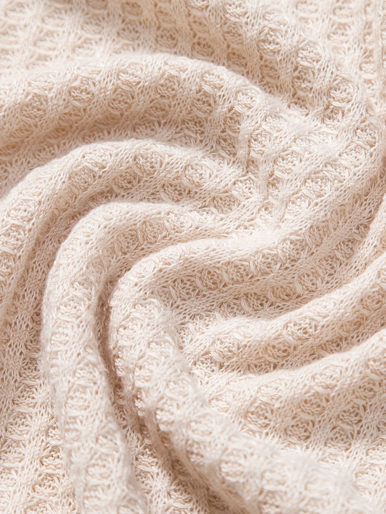 Fabrizio - Knitted Waffle Polo Shirt