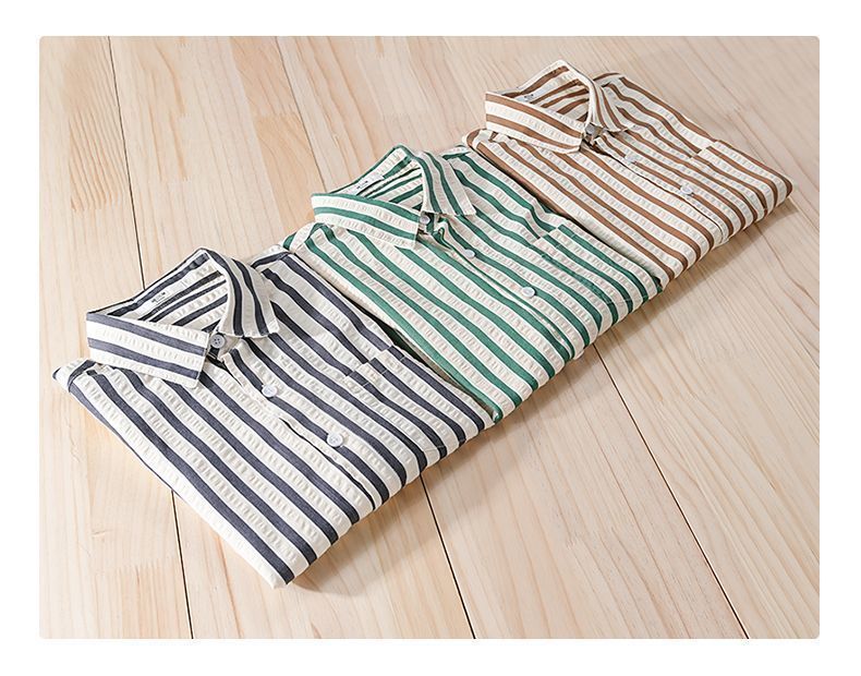 Two Matching Colours Long Sleeve Shirt