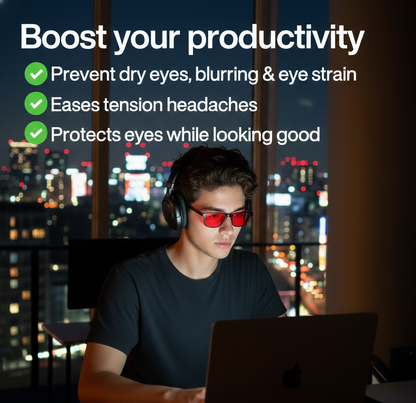 SleepGuard Red Lens Blue Light Blockers