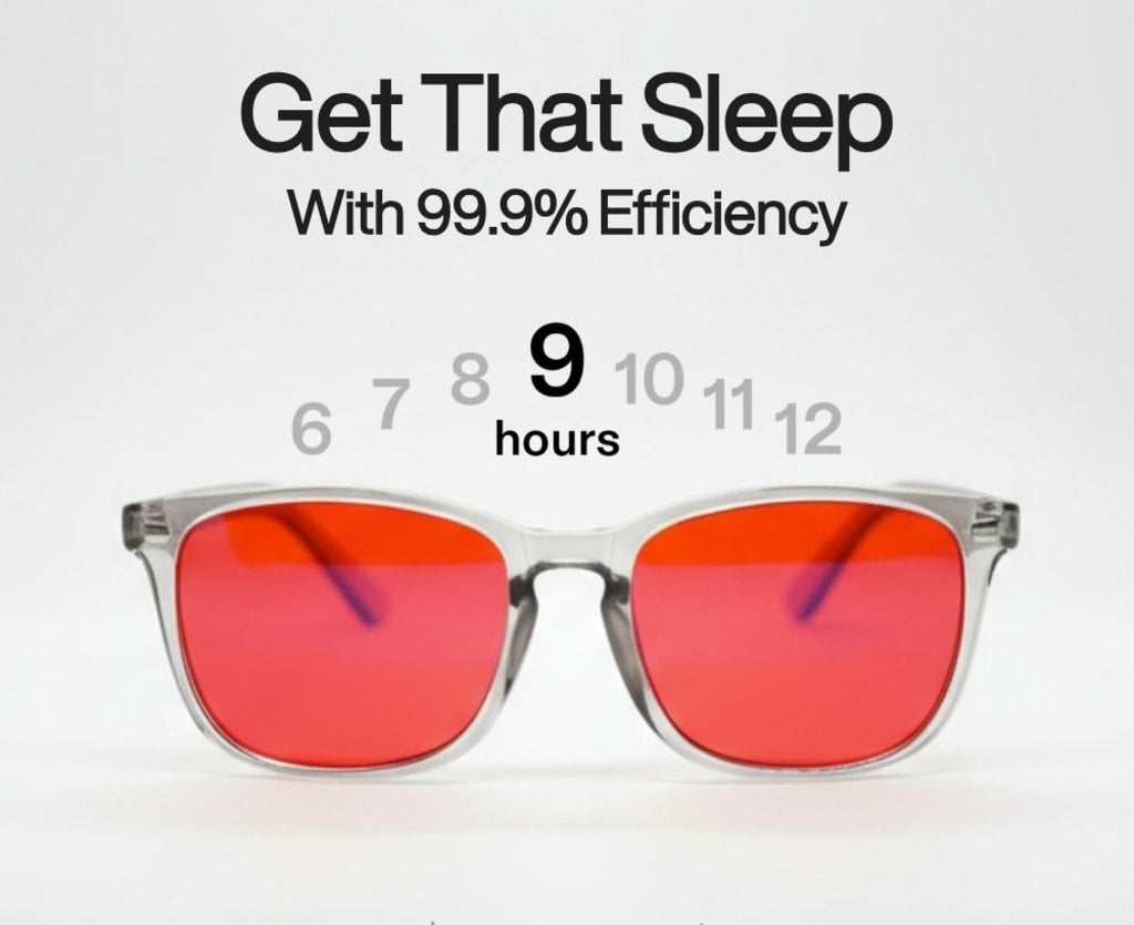 SleepGuard Red Lens Blue Light Blockers